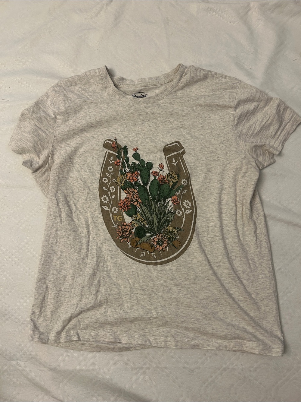 Cactus Horse Shoe Threadgrit T Shirt